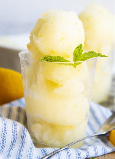 Lemon Sorbet Рецепт