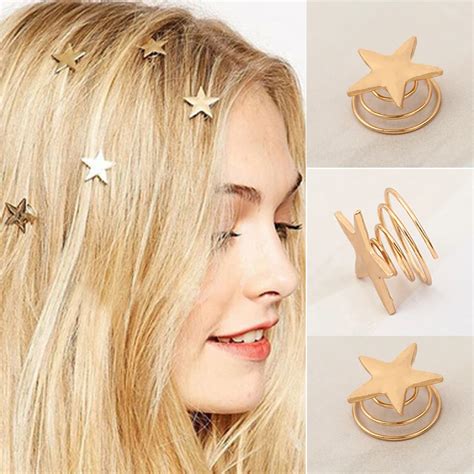 Buy 20pcs Twist Wedding Small Mini Metal Gold Star