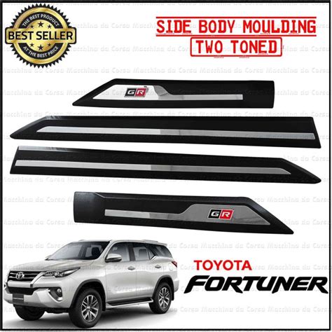 Toyota Fortuner Gr Side Body Moulding Two Toned Lazada Ph