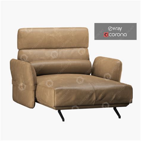 Chaise Longue Natuzzi Pablo 3d Model Greatcatalog 20060