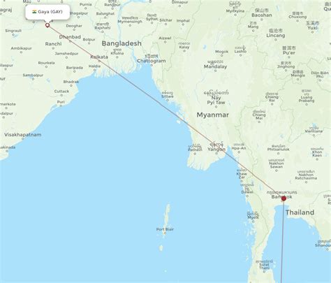 Flights From Gaya To Hat Yai Gay To Hdy Flight Routes