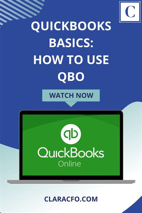 Quickbooks Basics How To Use Quickbooks Online How To Use Quickbooks