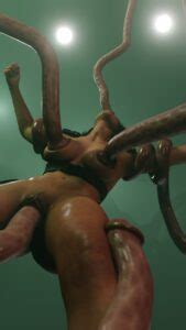 Resident Evil Hentai Art Breasts Tentacle Sex Monster Suspended