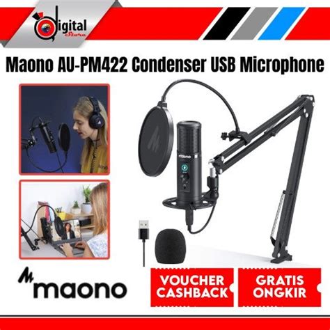 Jual Maono AU PM422 Condenser USB Microphone Di Lapak Digital Store