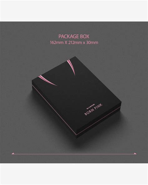 Box Blackpink Born Pink Exclusive Box Set Pink Complete Edition