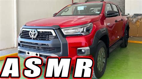 Asmr Toyota Hilux Conquest Emotional Red The Sound Of Youtube