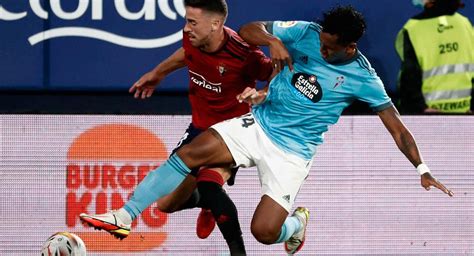 Con Renato Tapia Celta De Vigo Igual Con Osasuna Por La Fecha