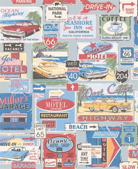 Ladda Ner Retrodiner Vintage Posters Retro Diner Vintage Affischer