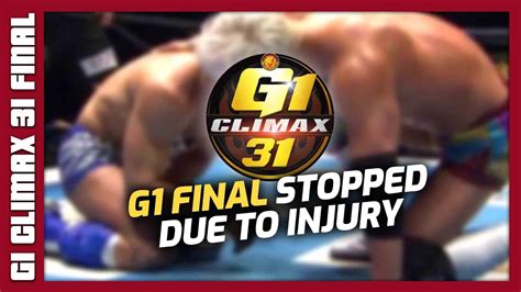 Injury Stops G1 Climax 31 Final Between Kota Ibushi And Kazuchika Okada