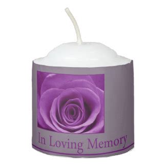 In Loving Memory Candles | Zazzle