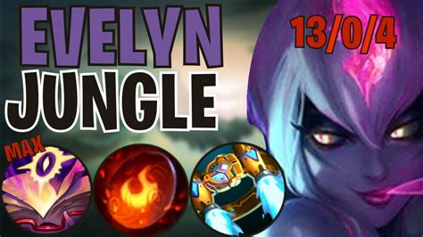 Season 13 Evelyn Jungle Season 13 Fastest League Of Legends Best Jg