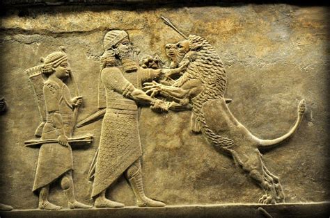 Assurnasirpal Ii Killing Lions