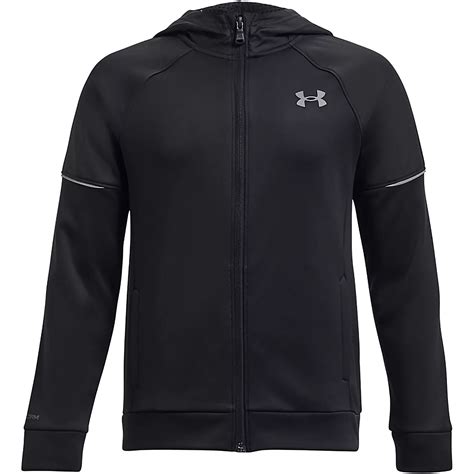 Under Armour Boys Storm Armour Fleece Full Zip Hoodie Academy