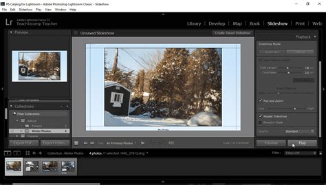 Play A Slideshow In Lightroom Classic Cc Instructions