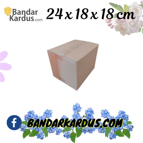 KARDUS KARTON DUS BOX POLOS 24x18x18CM KARDUS PACKING I SINGLE