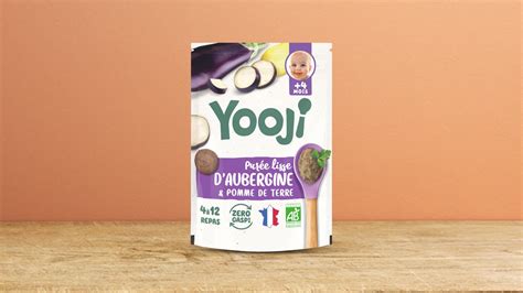 Portions de purée d Aubergine bio pour bébé dès 4 mois