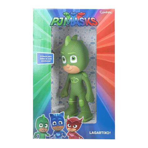 Boneco De Vinil Cm Pj Masks Lagartixo Candide Shopee Brasil