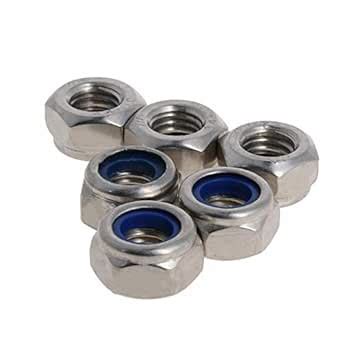 Mromax M X Mm Nylon Insert Hex Lock Nuts Stainless Steel No