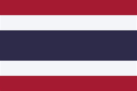 Thailands Flagga Flaggorvarlden Se