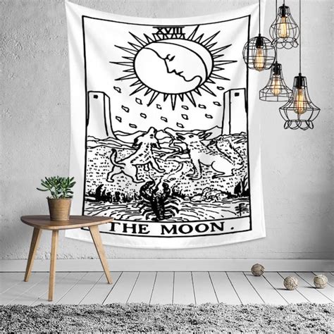 Sun Moon Tapestry Etsy Uk