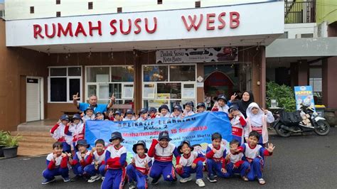 Semangat Murid SDM Limas Belajar Langsung Pengolahan Susu di WESB - SD ...