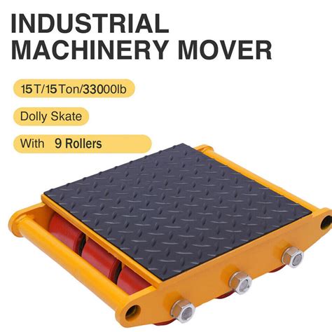 4pcs 15ton33000lbs Industrial Machinery Mover Dolly Skate Roller Heavy Trolley Ebay