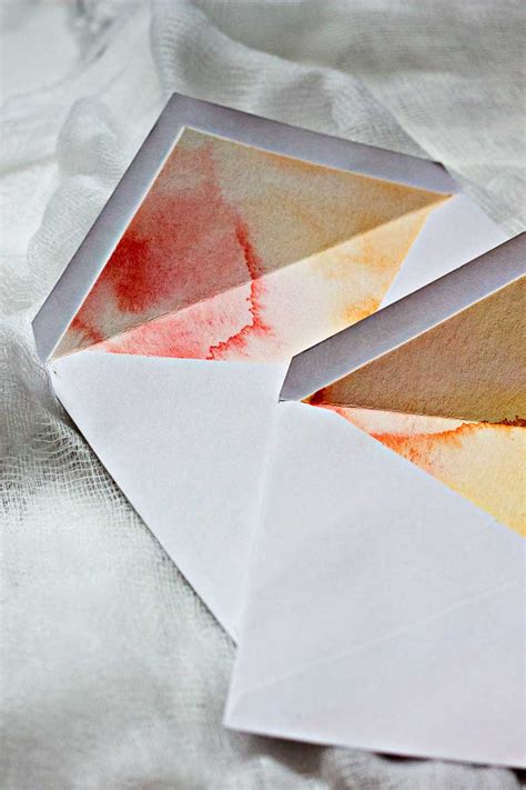 Diy Watercolor Envelope Liners Pipkin Paper Company