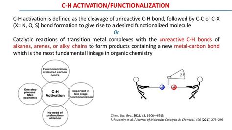 C H Activation And Functionalization