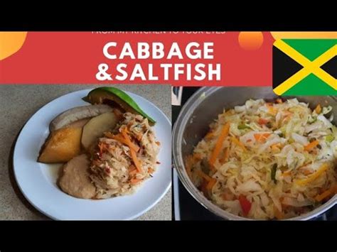 How To Cook Jamaican Cabbage And Saltfish Best Recipe Youtube