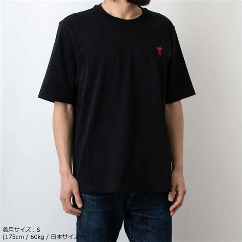 【楽天市場】アミ アレクサンドル マテュッシ Ami Alexandre Mattiussi アミ パリス Ami Paris メンズ 半袖tシャツ Ami De Coeur Boxy Fit