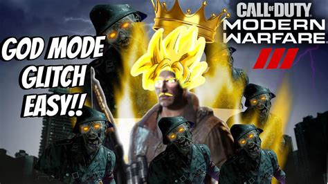 NEW EASY GOD MODE GLITCH CALL OF DUTY MODERN WARFARE 3 ZOMBIES