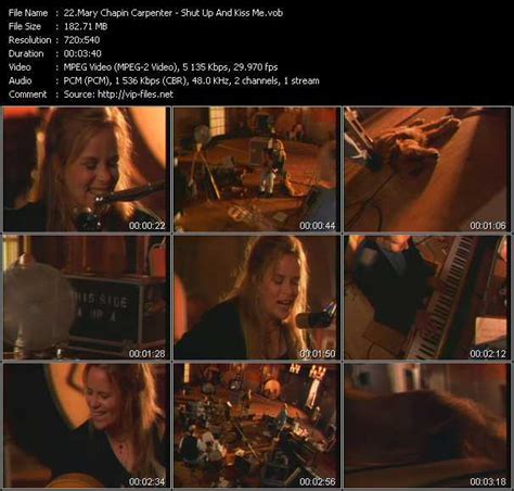 Mary Chapin Carpenter Shut Up And Kiss Me VOB File