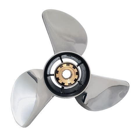 60 70 75 90 115 120 140hp Nissan Tohatsu 3 Blade Stainless Propeller