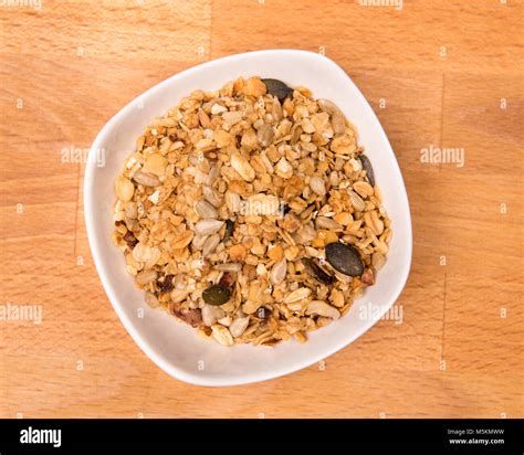 Natural Healthy Breakfast Cereals Stock Photo Alamy