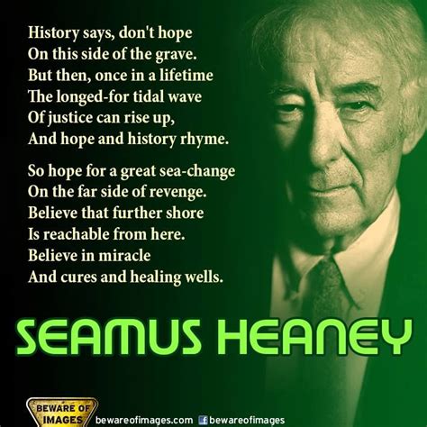 Seamus Heaney From The Cure At Troy A Version Of Sophocles