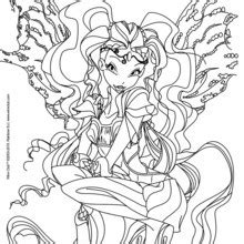 Winx Club Sirenix Coloring Pages Musa