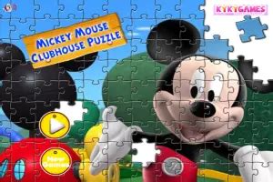 Mickey Mouse Clubhouse Puzzle - Papa's Games kids games, best games,