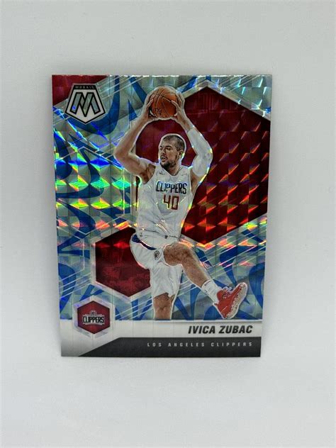 2020 21 Panini Mosaic 60 Ivica Zubac Mosaic Reactive Blue EBay