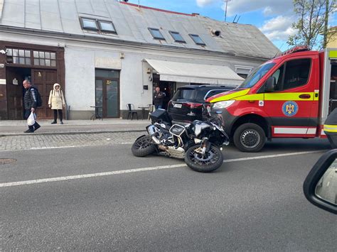 Accident cu o motocicletă pe strada Avram Iancu FOTO Ştiri de Cluj