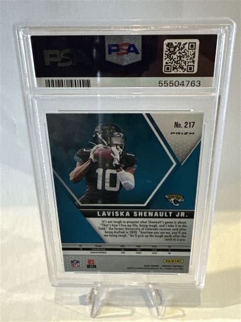 2020 Panini Mosaic Mosaic Silver Prizm 217 Laviska Shenault Jr RC