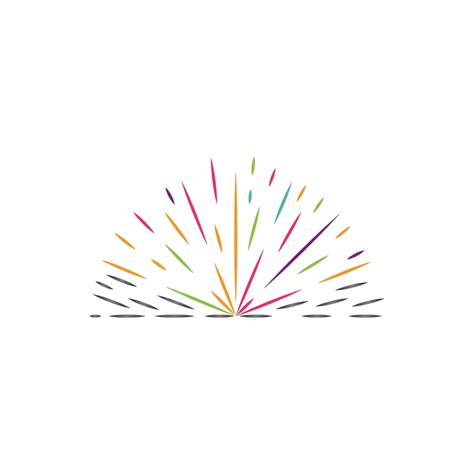 Templat Design Vector Hd PNG Images Fireworks Logo Vector Template