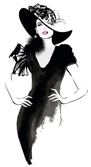 Fashion Illustration Clip Art Vector Images And Illustrations Istock