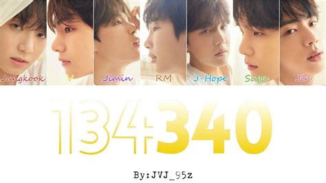 Bts 방탄소년단 134340 Pluto Colour Coded Lyrics Han Rom Eng Youtube