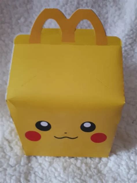 MCDONALDS POKEMON ANIME Pikachu happy meal *EMPTY* box 2022 (UK) £4.00 ...