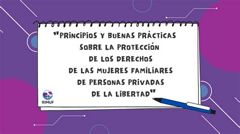 Rimuf Presenta Los Principios Y Buenas Pr Cticas Sobre La Protecci N