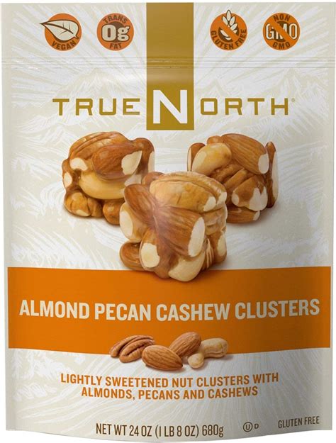 Truenorth Almond Pecan Cashew Clusters Net Wt 20 Oz 566g