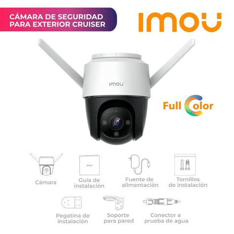 CÁmara De Seguridad Wifi Imou Cruiser 2mp Para Exterior Interior Imou