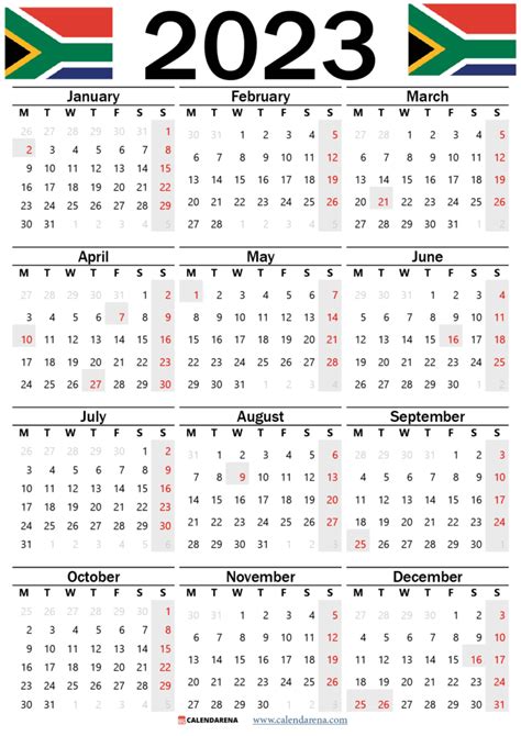 Public Holiday Calendar South Africa Gnni Lenore