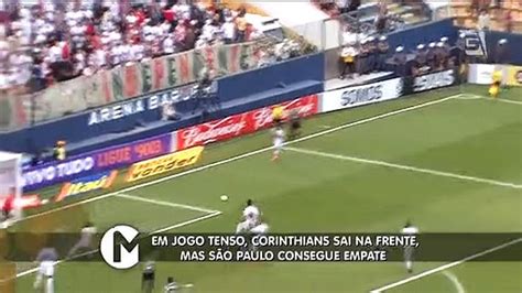 Assista Aos Melhores Momentos De São Paulo E Corinthians Vídeo