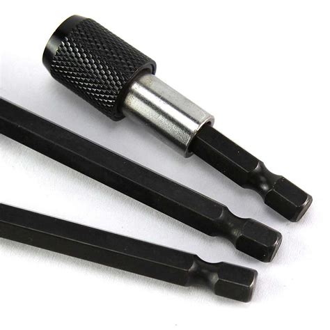 3pcs Magnetic Screwdriver Extension Quick Release 1 4 Hex Shank Holder